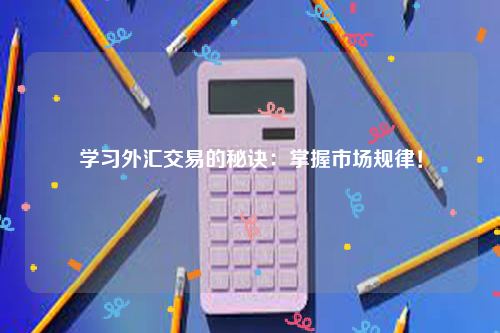 学习外汇交易的秘诀：掌握市场规律！